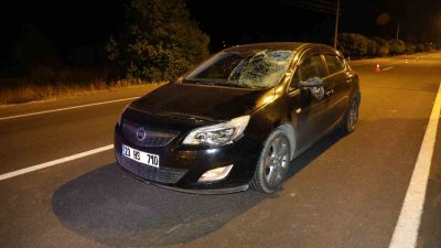 ELAZIĞ’DA YOLUN KARŞISINA GEÇMEYE ÇALIŞTIĞI SIRADA OTOMOBİLİN ÇARPTIĞI KADIN, AĞIR