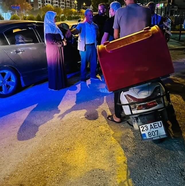 ELAZIĞDA KAZA 1 YARALI