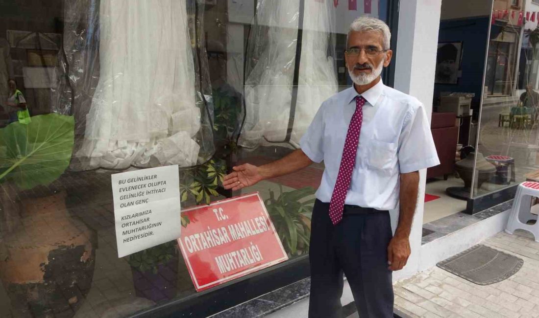 ORTAHİSAR MAHALLE MUHTARI SÜLEYMAN KARA, FARKLI BİR UYGULAMAYLA EVLENECEK OLUP