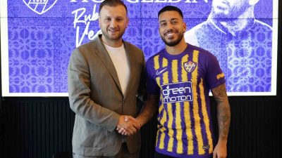 EYÜPSPOR, YUNAN EKİBİ OLYMPİAKOS'TA FORMA GİYEN PORTEKİZLİ FUTBOLCU RUBEN VEZO'YU