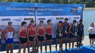 EDİRNE’DE DÜZENLENEN U23 AVRUPA KÜREK ŞAMPİYONASI’NDA FENERBAHÇE KÜREK TAKIMI ŞAMPİYONAYI