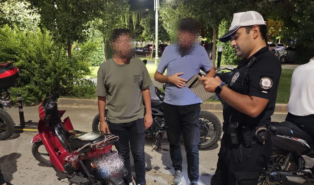 GAZİANTEP’TE 128 MOTOSİKLET SÜRÜCÜSÜNE 609 BİN TL CEZA