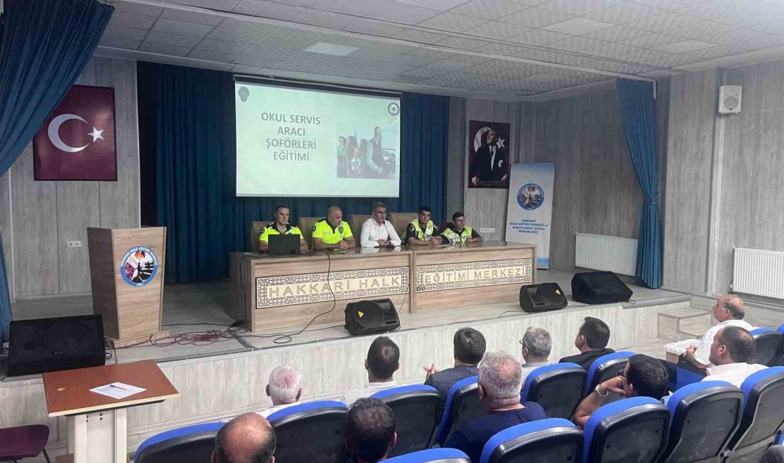 HAKKARİ İL MİLLİ EĞİTİM MÜDÜRLÜĞÜ KOORDİNASYONUNDA, İL EMNİYET MÜDÜRLÜĞÜ VE