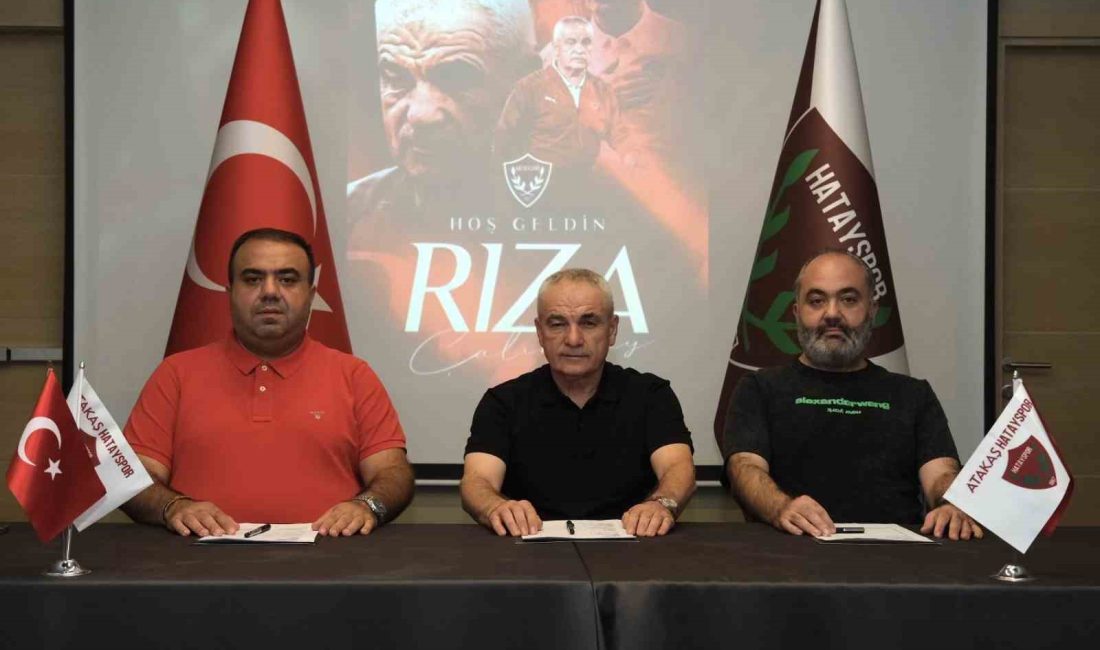 TRENDYOL SÜPER LİG TAKIMLARINDAN HATAYSPOR, TEKNİK DİREKTÖR RIZA ÇALIMBAY İLE