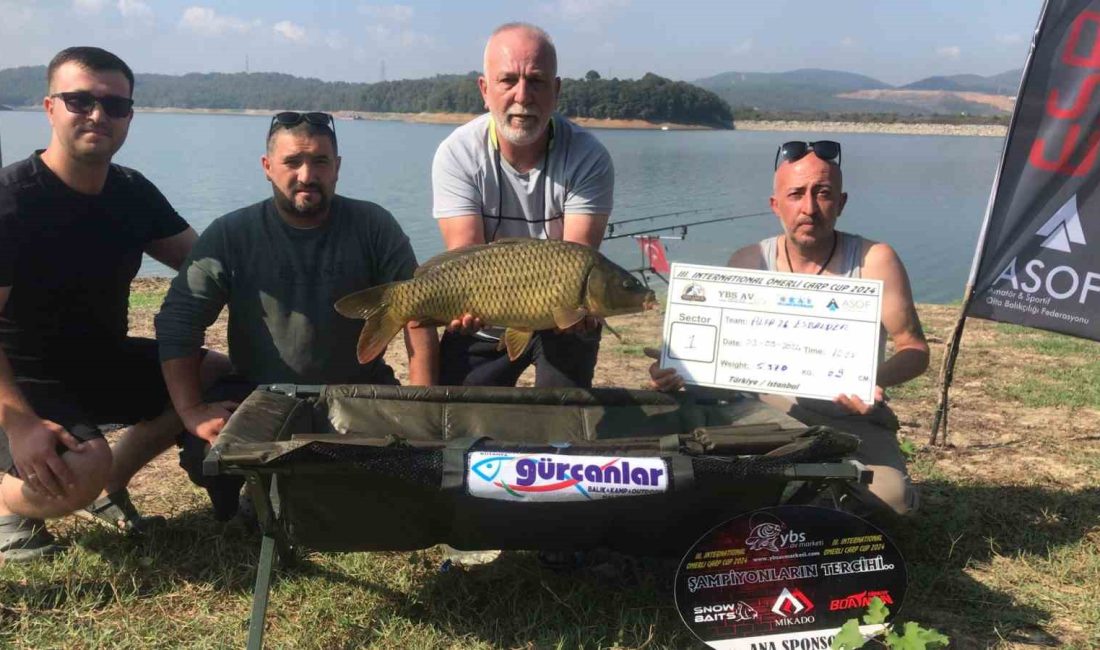 İSTANBUL'DA GERÇEKLEŞTİRİLEN ‘3. İNTERNATİONAL ÖMERLİ CARP CUP’ SAZAN BALIĞI YAKLAMA