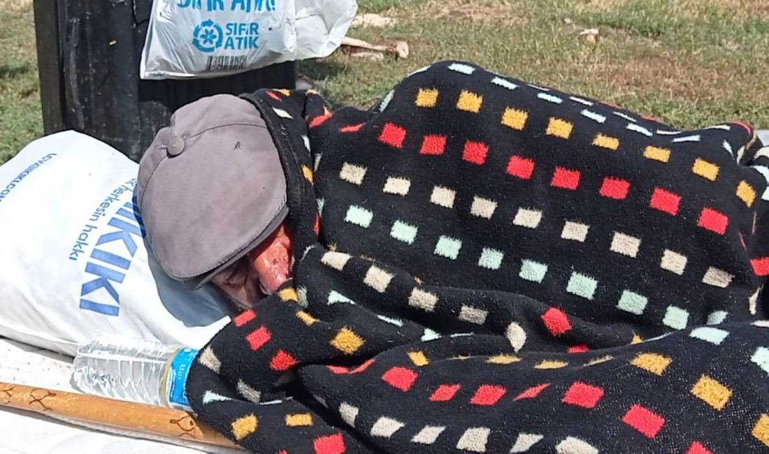 KARS'TA YAŞLI ADAM 20 GÜNDÜR SOKAKTA YATIYOR(KARS-İHA)
