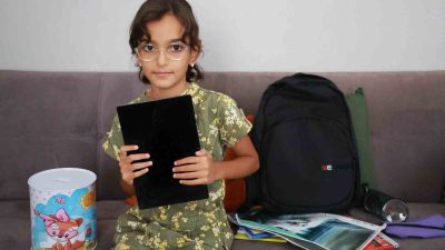 HATAY’IN ANTAKYA İLÇESİNDE HIRSIZ TARAFINDAN KUMBARASI ÇALINAN ELİF KARAGÖN’ÜN TABLET