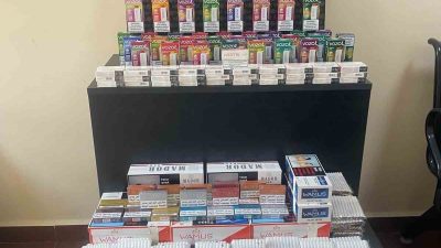 KUŞADASI'NDA KAÇAK SİGARA OPERASYONU