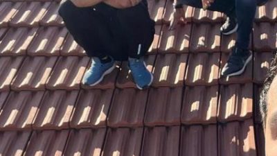 KÜTAHYA’DA FİRARİ HÜKÜMLÜ EVİN ÇATISINDA YAKALANDI