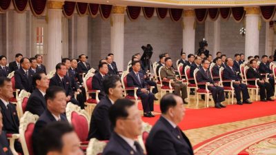 KUZEY KORE LİDERİ KİM JONG-UN, ÜLKESİNİN 76. KURULUŞ YILDÖNÜMÜ KAPSAMINDA