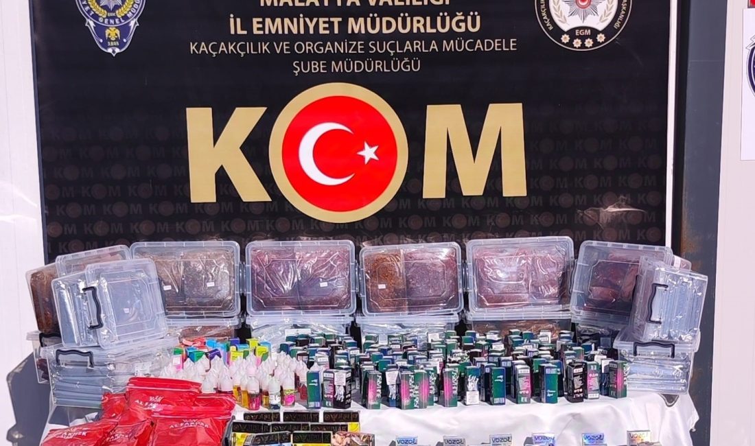 MALATYA’DA KAÇAKÇILIK OPERASYONU
