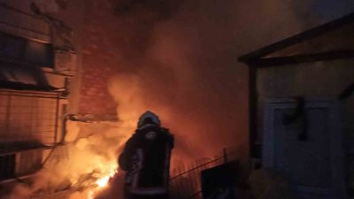 MALATYA’DA KONTEYNER YANGINI