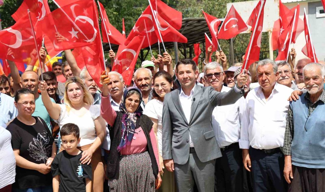 İSTANBUL’DAN YOLU VE SUYU OLMAYAN MAHALLELERİNE HİZMET İÇİN MEMLEKETİNE GELEN