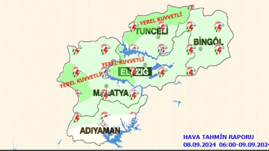 METEOROLOJİDEN KUVVETLİ YAĞIŞ UYARISI