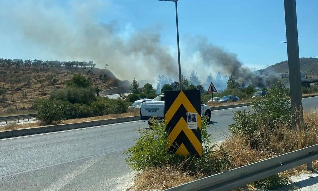 MUĞLA'NIN MİLAS İLÇESİNDE ÇIKAN ORMAN YANGINI KONTROL ALTINA ALINDI.