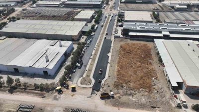 MANİSA'DA MURADİYE ORGANİZE SANAYİ BÖLGESİNDE (MUOSB) ALTYAPI ÇALIŞMALARININ TAMAMLANMASIYLA SICAK