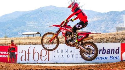 AFYONKARAHİSAR'DA DÜZENLENEN MXGP DÜNYA MOTOKROS ŞAMPİYONASI'NIN SON GÜNÜ BÜYÜK HEYECANA
