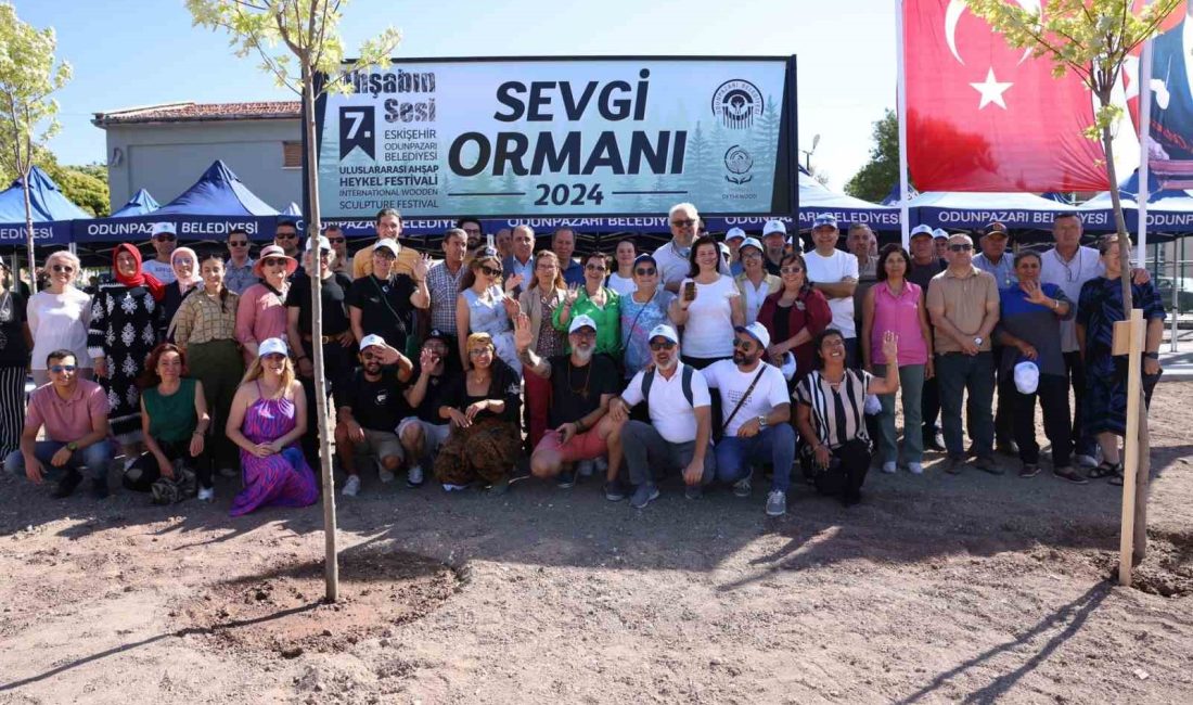 ODUNPAZARI BELEDİYESİ, 7’NCİLERİ GERÇEKLEŞTİRİLEN ULUSLARARASI AHŞAP HEYKEL FESTİVALİ VE SERAMİK