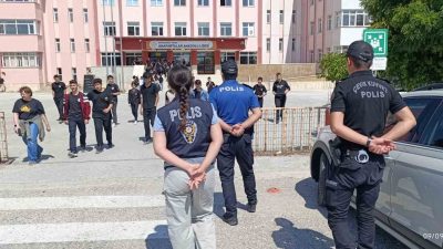 OKUL ÇEVRELERİNDE DENETİM YAPILDI