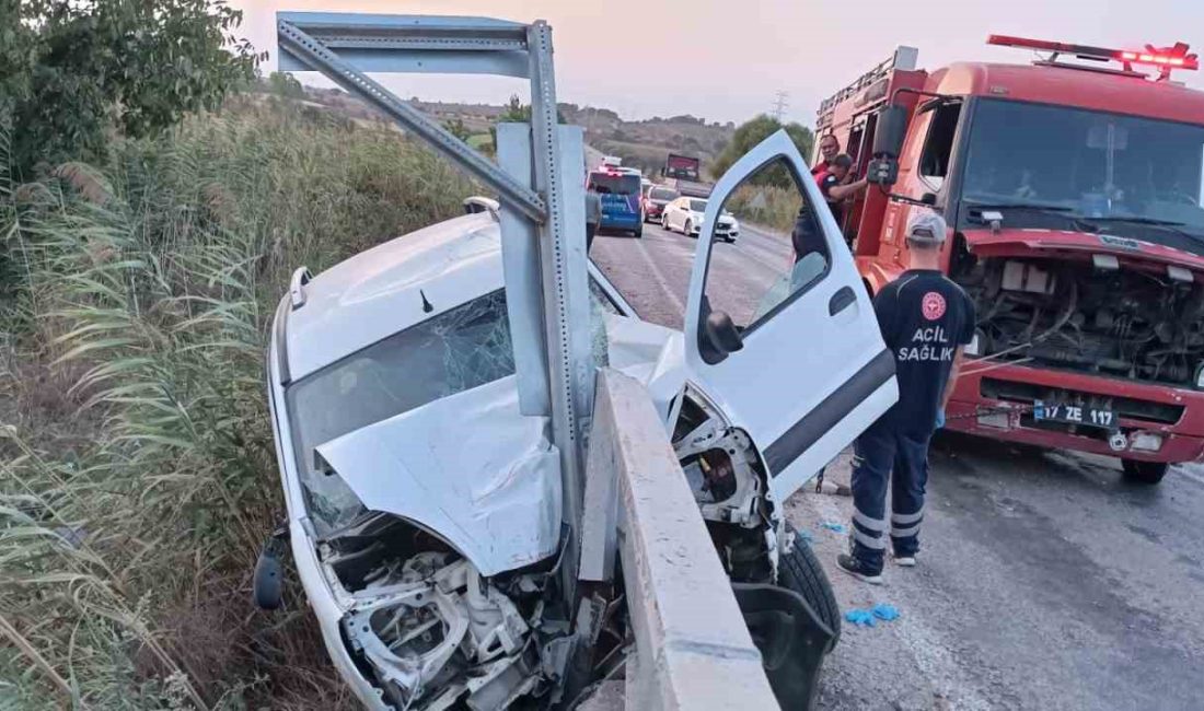 ÇANAKKALE'NİN ÇAN İLÇESİNDE MEYDANA GELEN TRAFİK KAZASINDA MEYDANA 1 KİŞİ