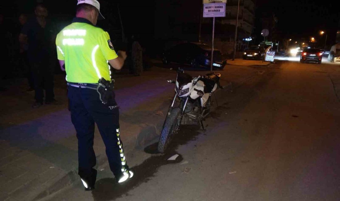 SAMSUN'UN BAFRA İLÇESİNDE MEYDANA GELEN TRAFİK KAZASINDA MOTOSİKLET SÜRÜCÜSÜ YARALANDI.