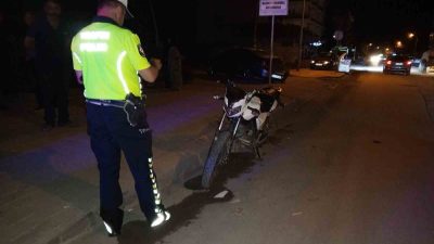 SAMSUN'UN BAFRA İLÇESİNDE MEYDANA GELEN TRAFİK KAZASINDA MOTOSİKLET SÜRÜCÜSÜ YARALANDI.