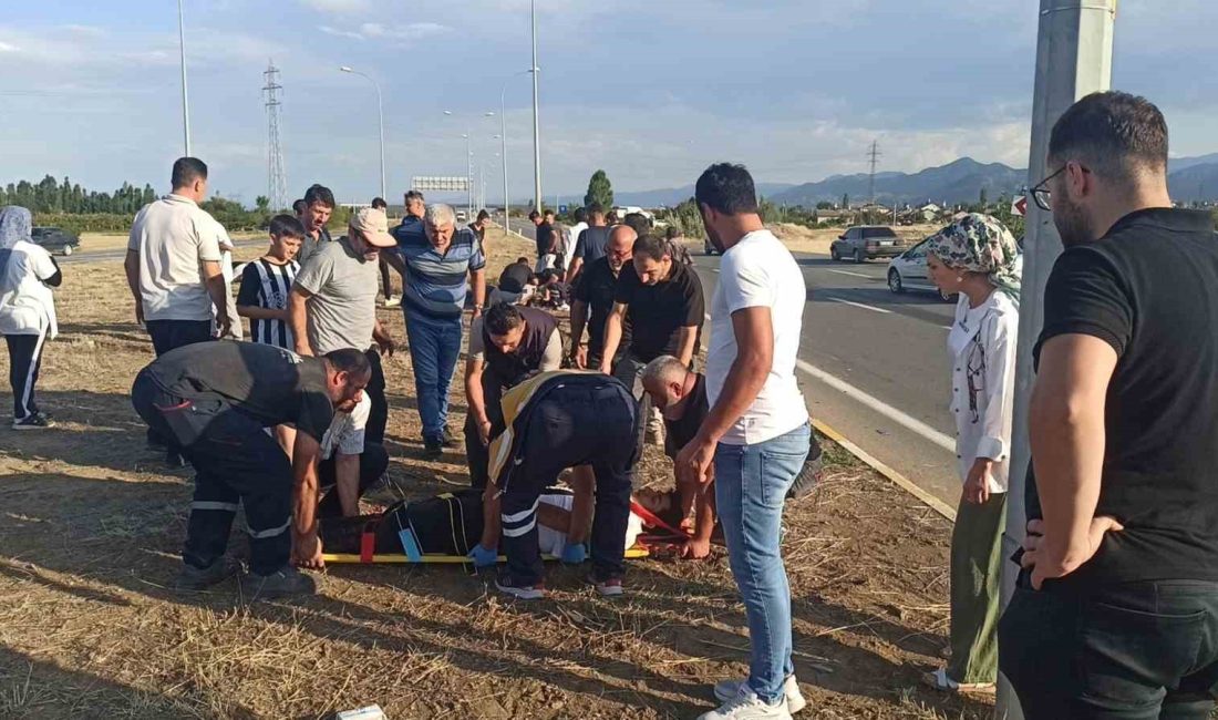 KONYA’ NIN SEYDİŞEHİR İLÇESİNDE MOTOSİKLET İLE OTOMOBİLİN ÇARPIŞMASI SONUCU MEYDANA