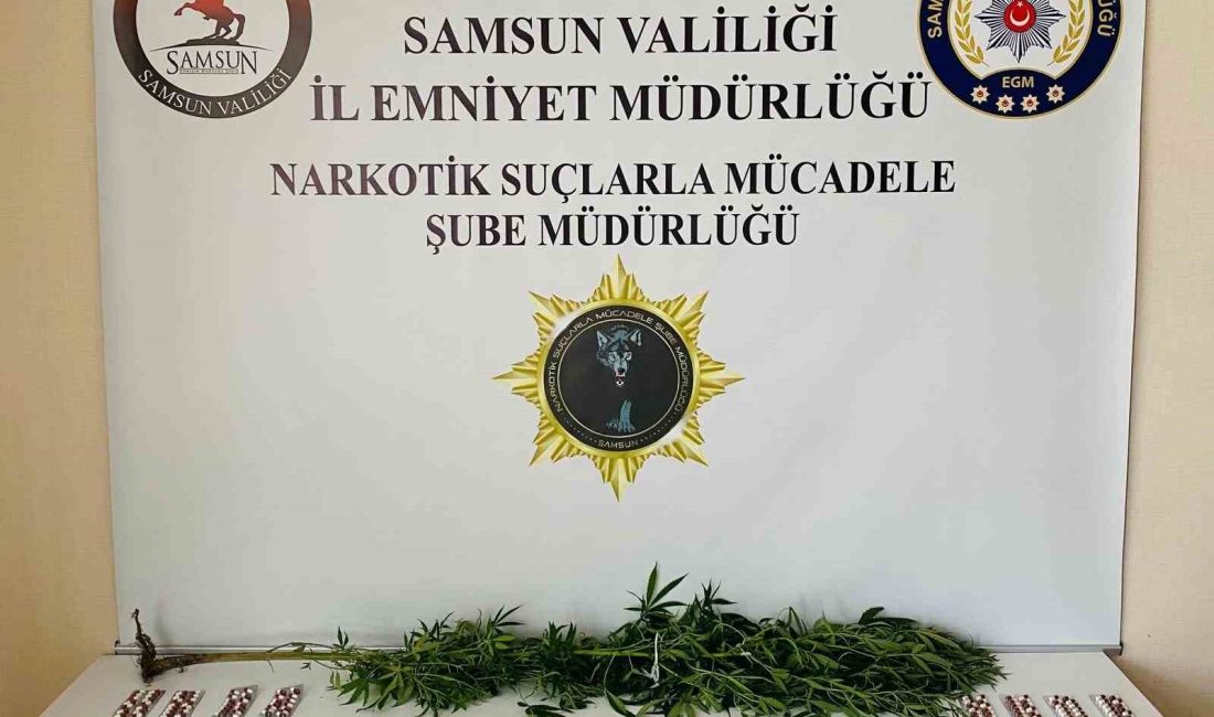 SAMSUN'DA POLİS TARAFINDAN İL GENELİNDE DÜZENLENEN NARKOTİK UYGULAMASINDA 28 KİŞİ