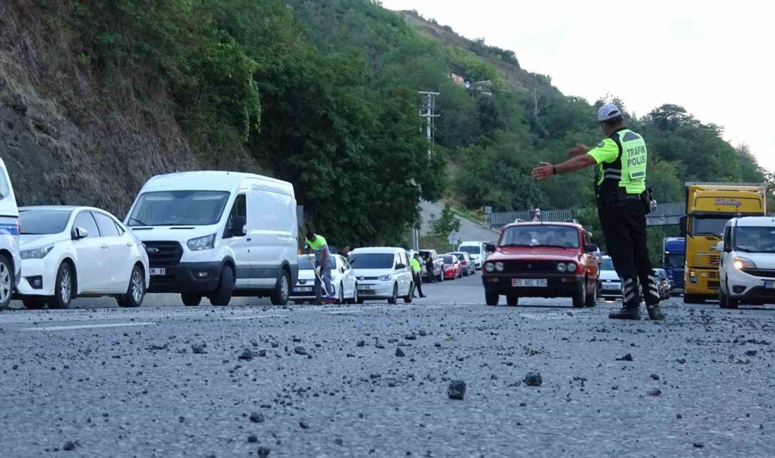 SAMSUN’DA TAŞ OCAĞINDA İŞ MAKİNESİNİN ÇALIŞMASI SIRASINDA PATLAMA MEYDANA GELDİ.