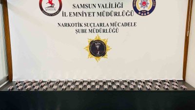 SAMSUN'DA NARKOTİK POLİSİ TATAFINDAN DÜZENLENEN UYUŞTURUCU OPERASYONUNDA 3 KİŞİ GÖZALTINA