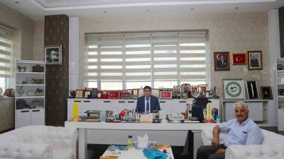 ŞEHİT ER VEDAT ZORBA’NIN BABASI MEHMET ZORBA’DAN REKTÖR ALMA’YA ZİYARET