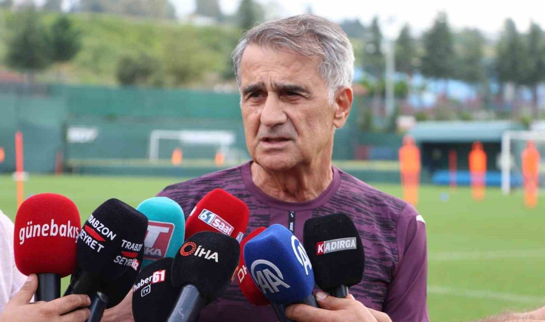 TRABZONSPOR TEKNİK DİREKTÖRÜ ŞENOL GÜNEŞ, YENİ BİR SAYFA AÇTIKLARINI BELİRTEREK,