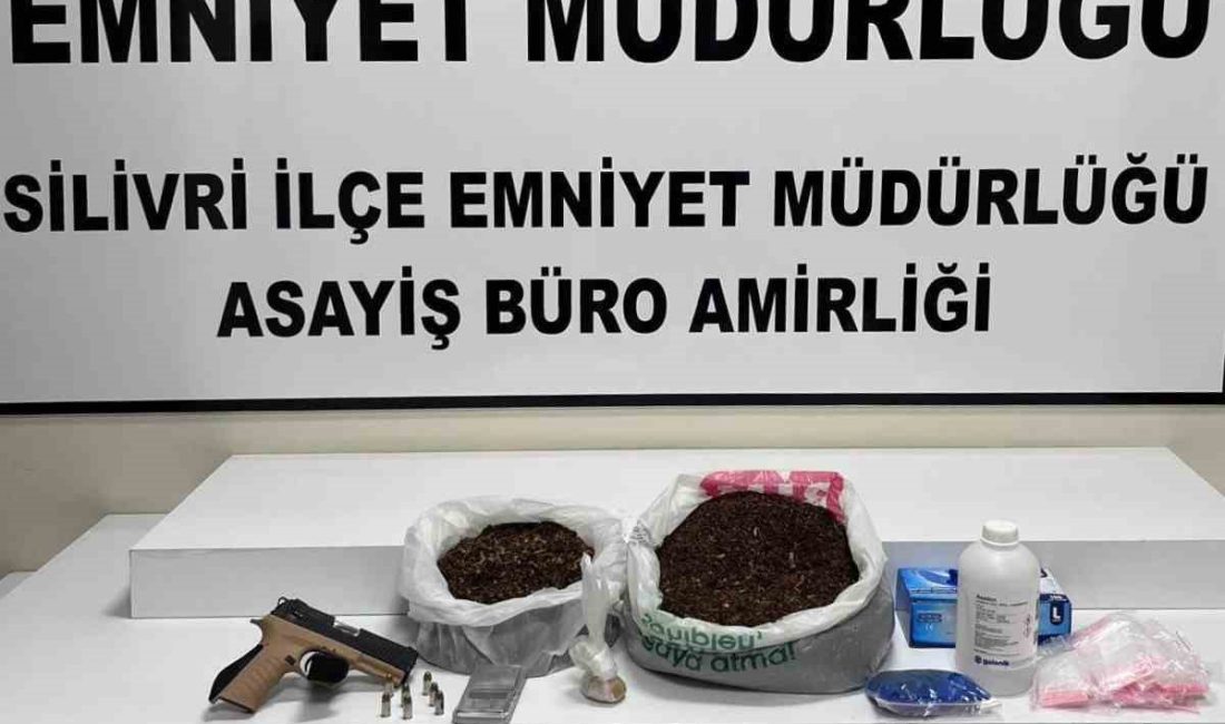 İSTANBUL EMNİYET MÜDÜRLÜĞÜ EKİPLERİ TARAFINDAN SİLİVRİ’DE MOTOSİKLET İLE UYUŞTURUCU MADDE