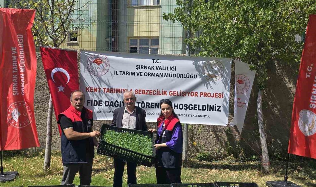 ŞIRNAK, TARIMDA YERLİ ÜRETİMİ ARTIRMA HEDEFİYLE ÖNEMLİ BİR ADIM ATTI.