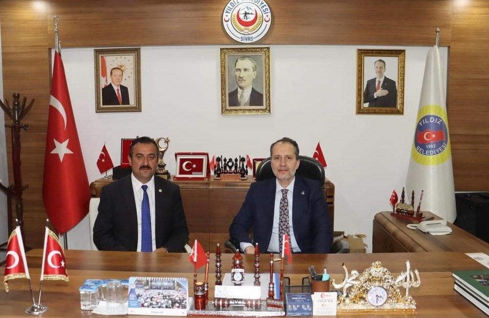 SİVAS’IN YILDIZ BELDESİ BELEDİYE BAŞKANI ALİ AYDEMİR, YENİDEN REFAH PARTİSİNDEN
