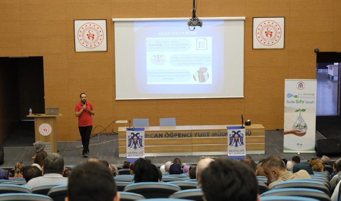 ERZİNCAN’DA KAMU KURUM VE KURULUŞLARINDA “SU VERİMLİLİĞİ SEFERBERLİĞİ VE TEDBİRLERİ”