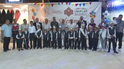 ADIYAMAN’DA 20 ÇOCUK, ŞANLIURFA VAKIFLAR BÖLGE MÜDÜRLÜĞÜ TARAFINDAN DÜZENLENEN SÜNNET