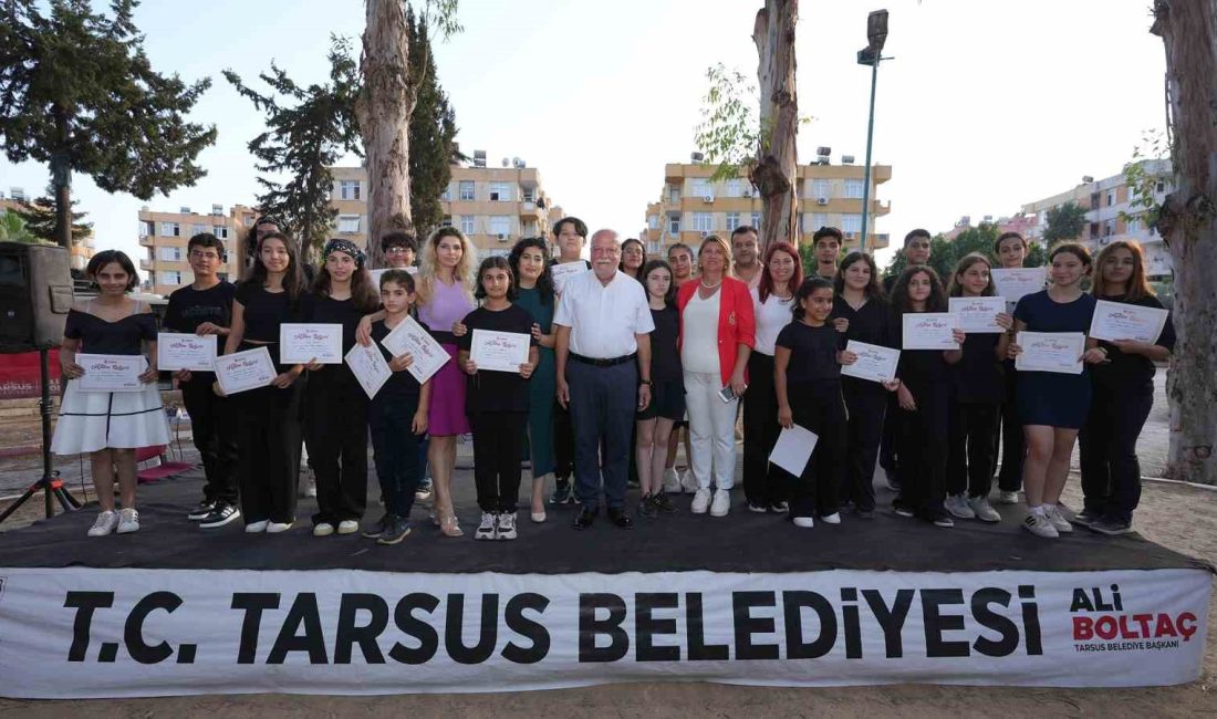 TARSUS BELEDİYESİNİN KÜLTÜR VE SANAT ALANINDAKİ ÇALIŞMALARINI TAÇLANDIRAN KURS PROGRAMLARINI