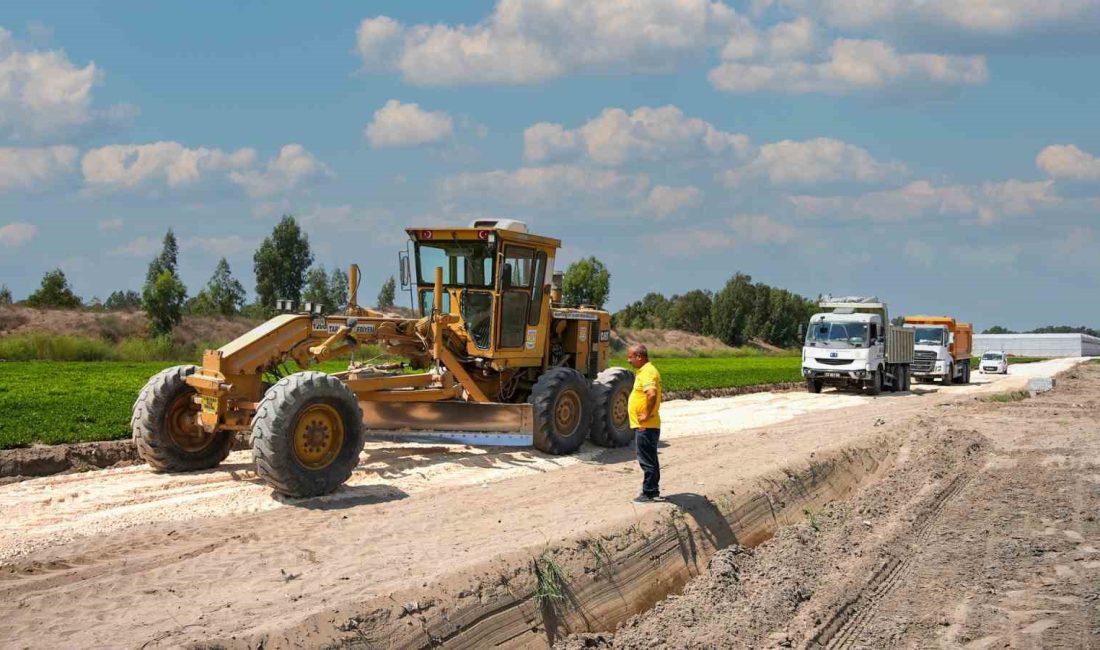 TARSUS BELEDİYESİ, KIRSAL BÖLGELERDE BAŞLATTIĞI YOL YAPIM ÇALIŞMALARINI SÜRDÜRÜYOR. BELEDİYE