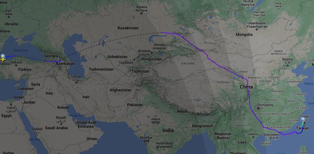 TÜRK HAVA YOLLARI'NIN (THY) İSTANBUL-TAİPEİ SEFERİNİ YAPAN BOEİNG 777 TİPİ
