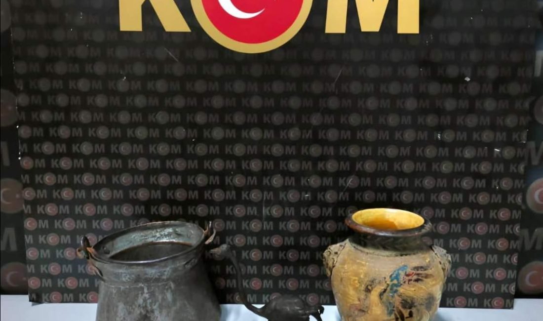 TOKAT'TA POLİS EKİPLERİ TARAFINDAN GERÇEKLEŞTİRİLEN OPERASYONDA 47 ADET TARİHİ ESER