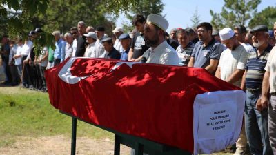 ESKİŞEHİR'İN ALPU İLÇESİNDE DÜZENLENEN CENAZE TÖRENİ SONRASI FİLİZ KUDU SON