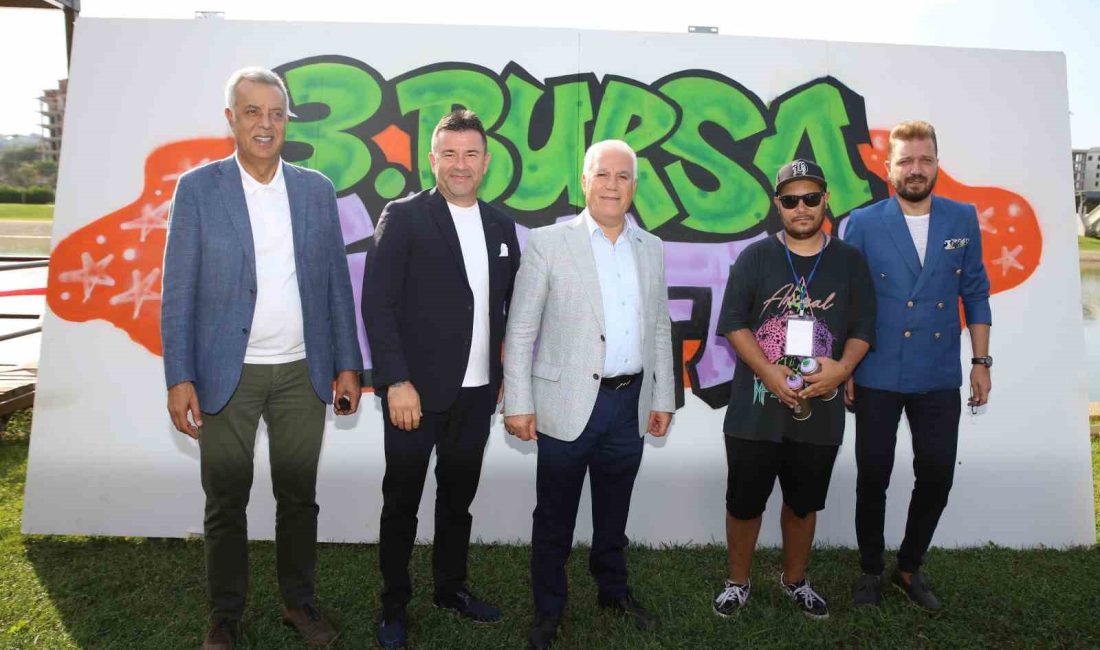 BURSA BÜYÜKŞEHİR BELEDİYESİ TARAFINDAN DÜZENLENEN TÜRKİYE'NİN EN BÜYÜK GRAFFİTİ ŞENLİĞİ,