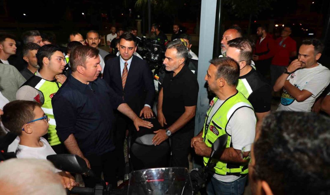 ERZİNCAN VALİSİ HAMZA AYDOĞDU, ERZİNCAN MOTOSİKLET KULÜBÜ'NÜ ZİYARET EDEREK KULÜP
