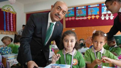 YENİ EĞİTİM VE ÖĞRETİM YILININ BAŞLAMASI MÜNASEBETİYLE VALİ HAMZA AYDOĞDU