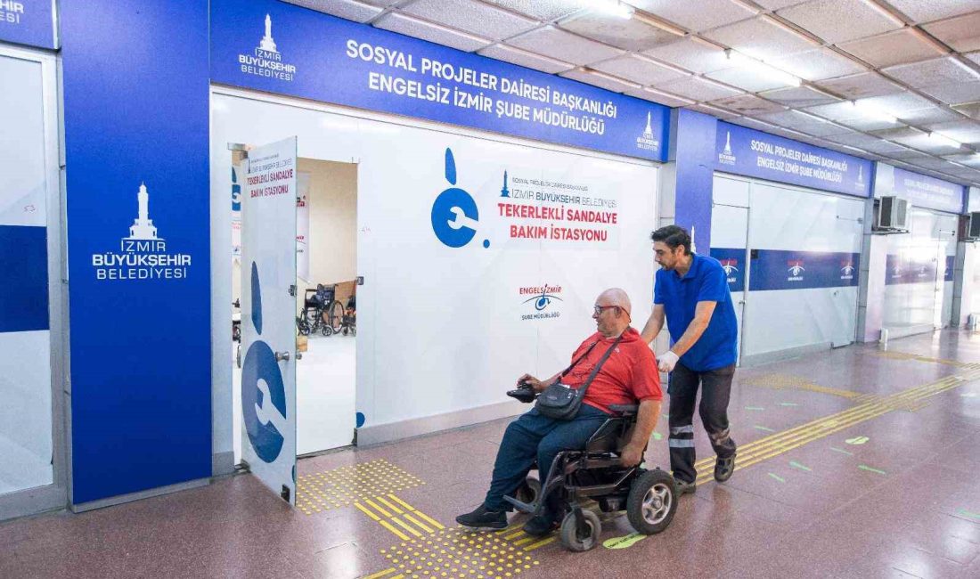 İZMİR BÜYÜKŞEHİR BELEDİYESİ ENGELLİ ÇALIŞMALARI ŞUBE MÜDÜRLÜĞÜ TEKERLEKLİ SANDALYE BAKIM