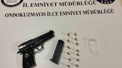SAMSUN 19 İLÇE EMNİYET MÜDÜRLÜĞÜ EKİPLERİNCE YAPILAN YOL UYGULAMASINDA RUHSATSIZ