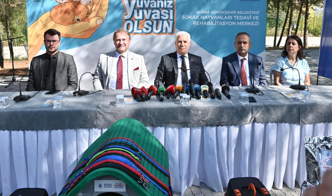 Bursa Büyükşehir Belediyesi, can dostları korumak ve onlara yuva kazandırmak
