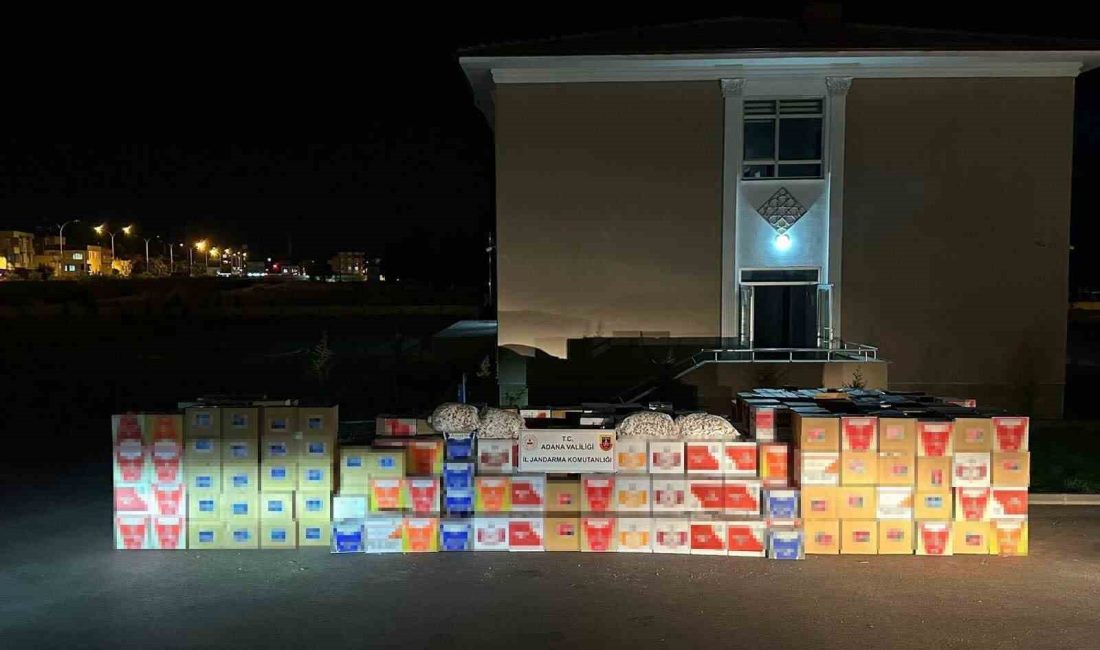 ADANA İL JANDARMA KOMUTANLIĞI TARAFINDAN 7 MİLYON KAÇAK MAKARON ELE