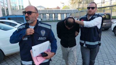 SAMSUN'DA 8 AY SONRA YAKALANAN FİRARİ GASP ŞÜPHELİSİ M.E.U.(27) ÇIKARILDIĞI
